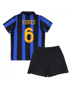 Billige Fotballdrakt Inter Milan John Stones #6 Replika Hjemmedraktsett Barn 2026-27 Kortermet (med bukser)